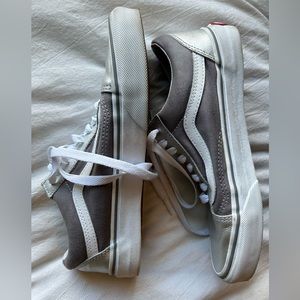 CUSTOM VANS- WOMEN’S SIZE 8- WORN ONCE
